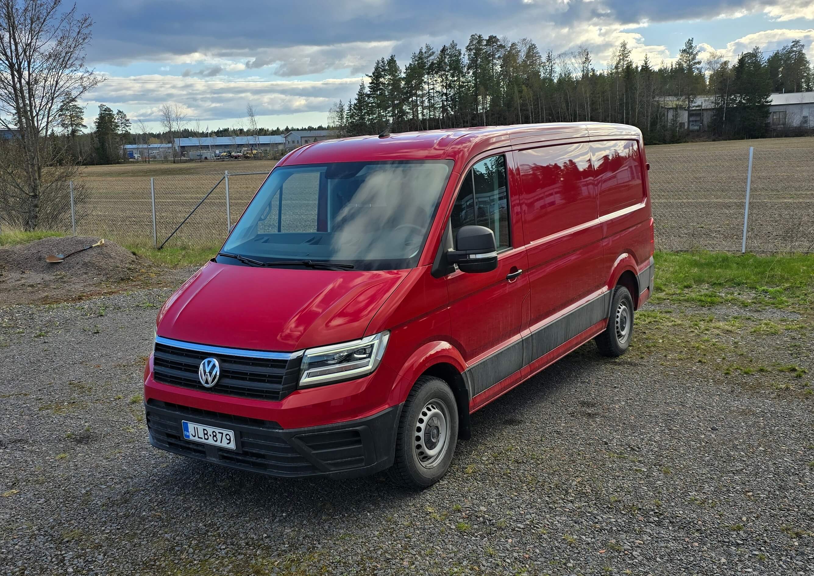 VW Crafter pakettiauto vuokralle